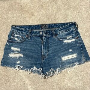 Ripped Jean Shorts